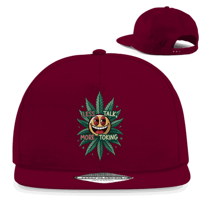 Snapback Rapper Cap - Less talk, more toking | Division420®