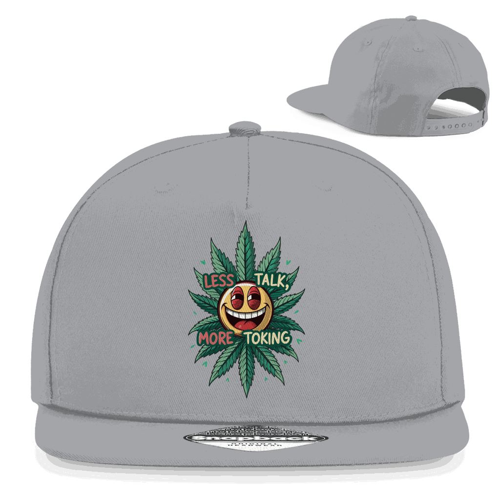 Snapback Rapper Cap - Less talk, more toking | Division420®