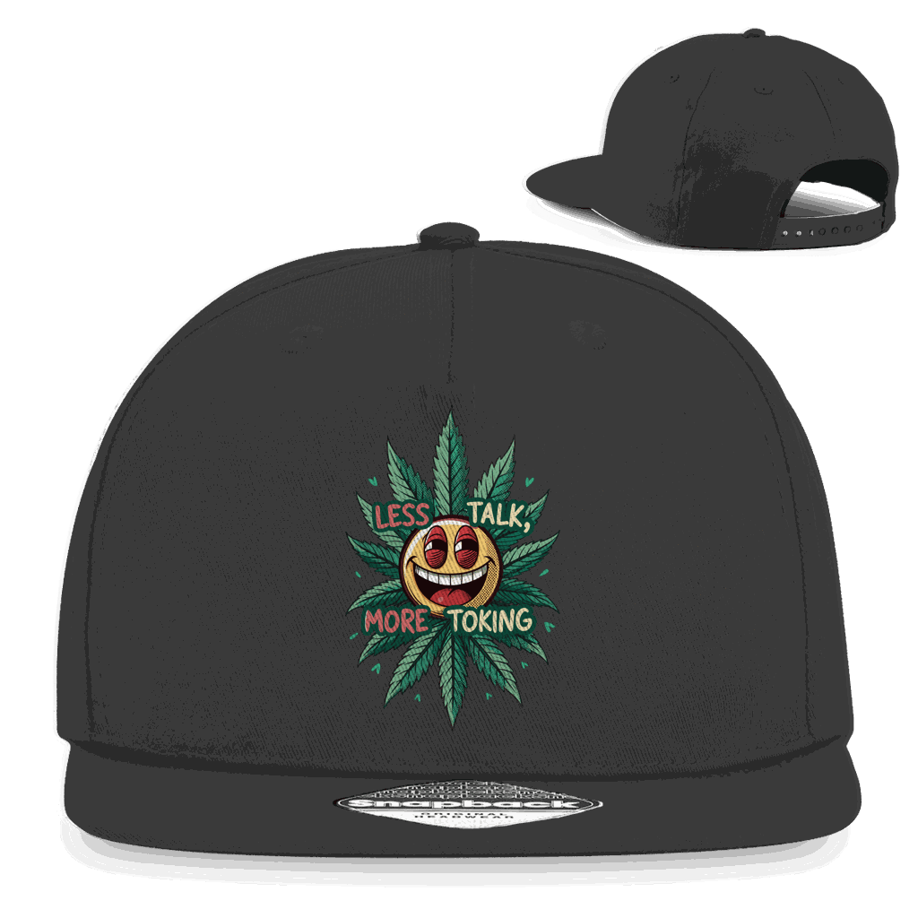 Snapback Rapper Cap - Less talk, more toking | Division420®