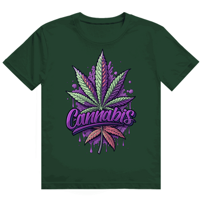 Heavy Cotton T-Shirt - Cannabis Art | Division420®