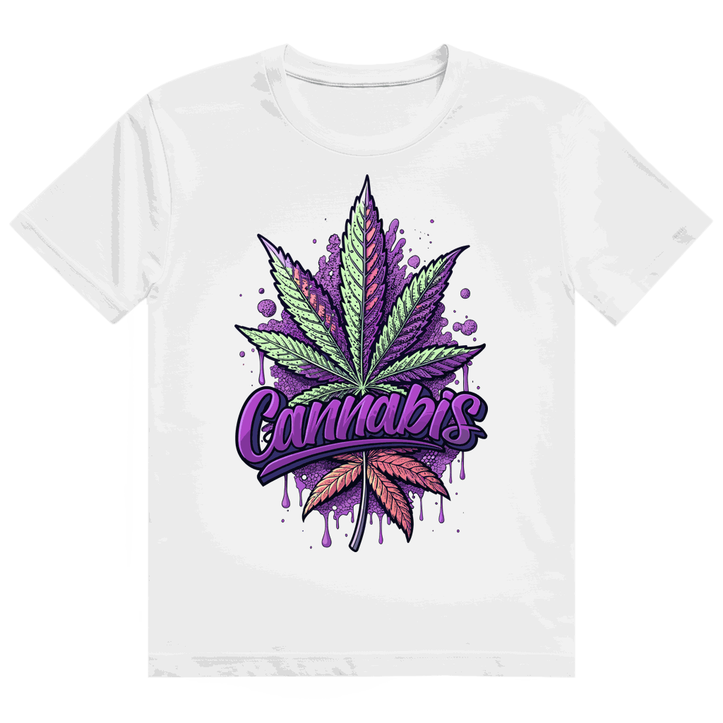 Heavy Cotton T-Shirt - Cannabis Art | Division420®