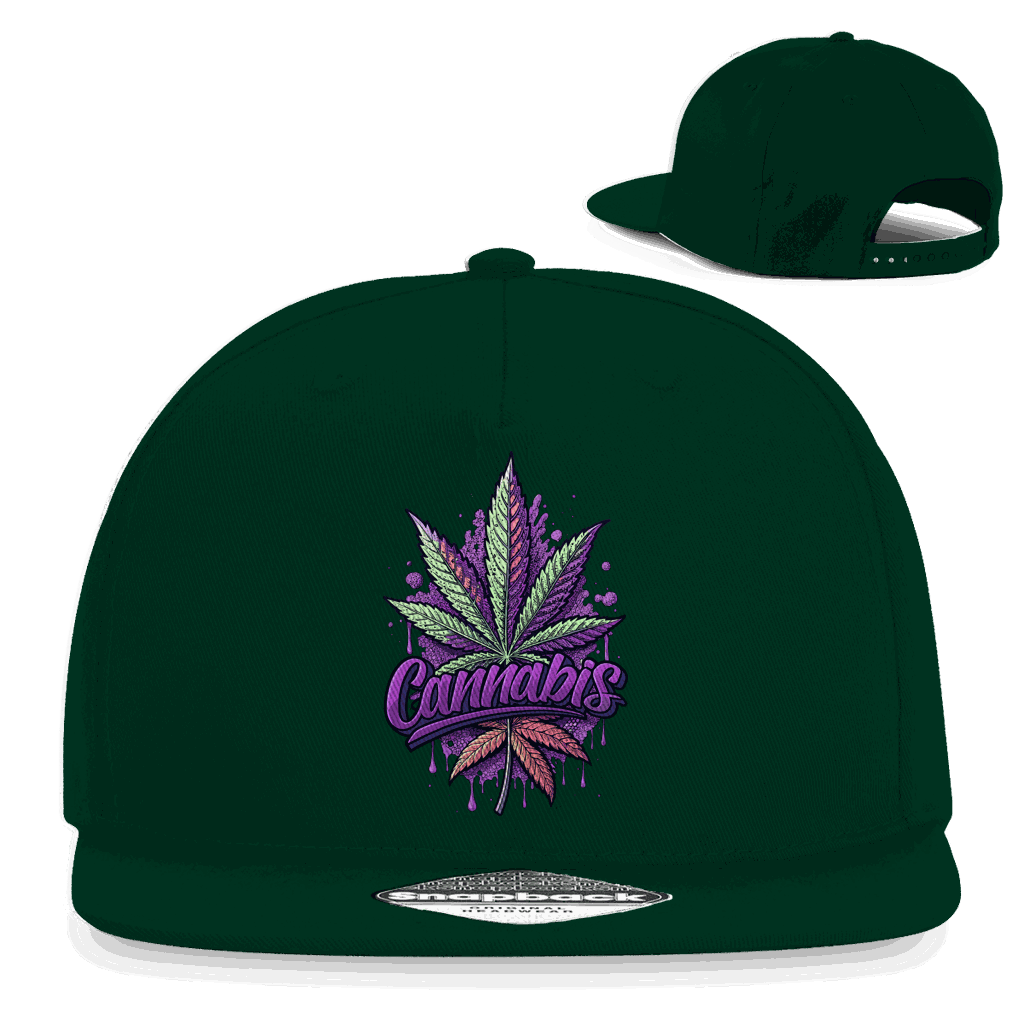 Snapback Rapper Cap - Cannabis Art | Division420®