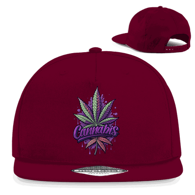 Snapback Rapper Cap - Cannabis Art | Division420®