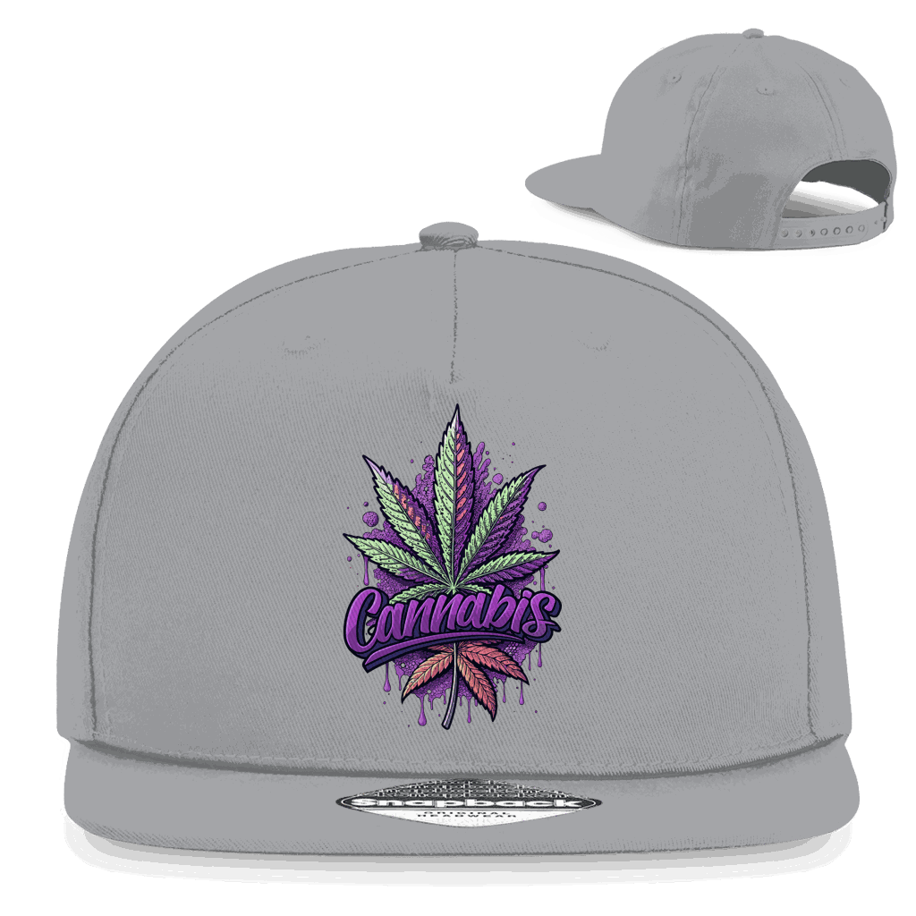 Snapback Rapper Cap - Cannabis Art | Division420®