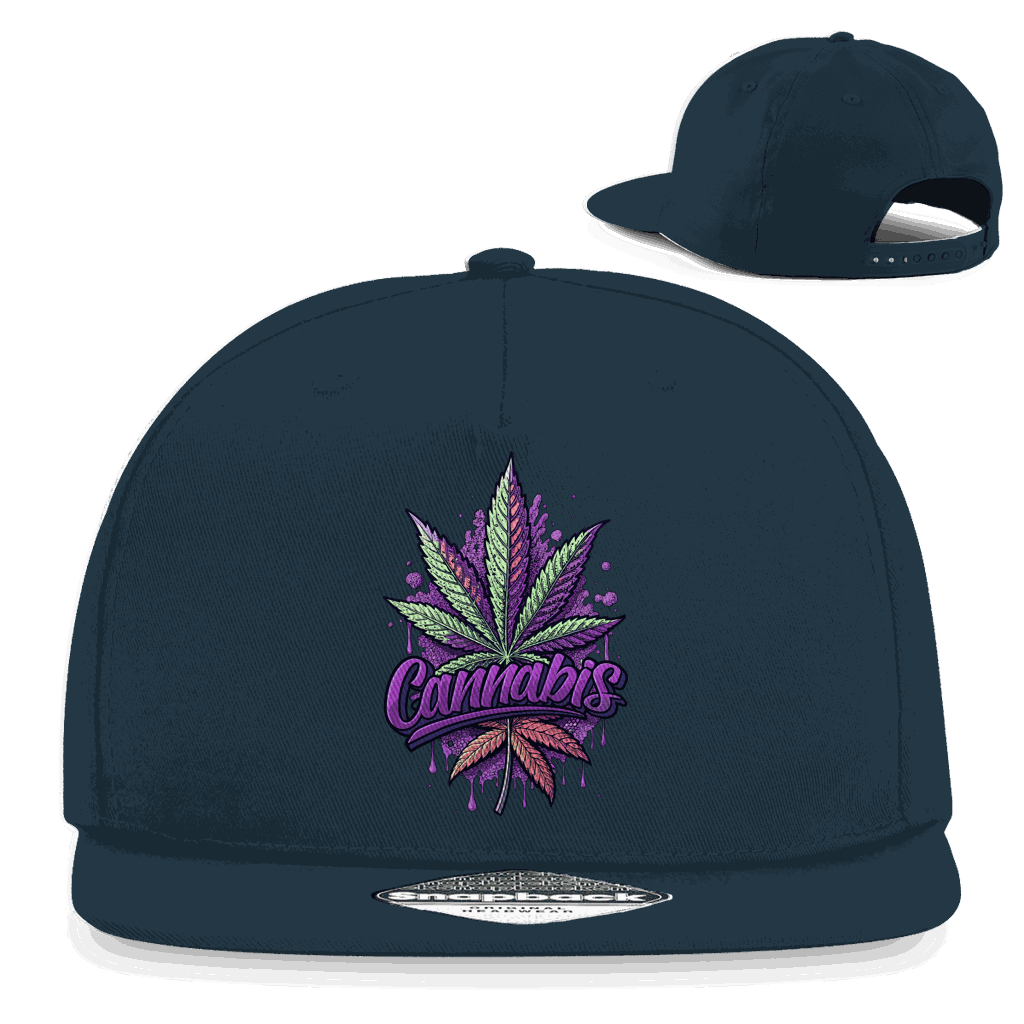 Snapback Rapper Cap - Cannabis Art | Division420®