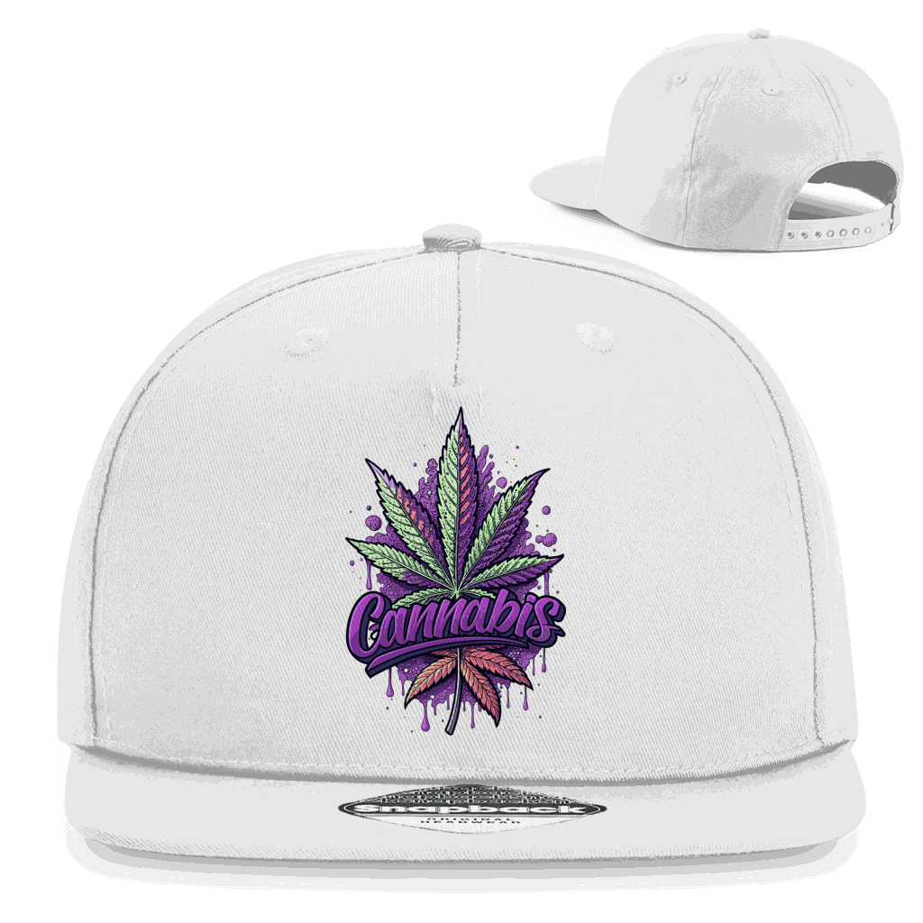 Snapback Rapper Cap - Cannabis Art | Division420®