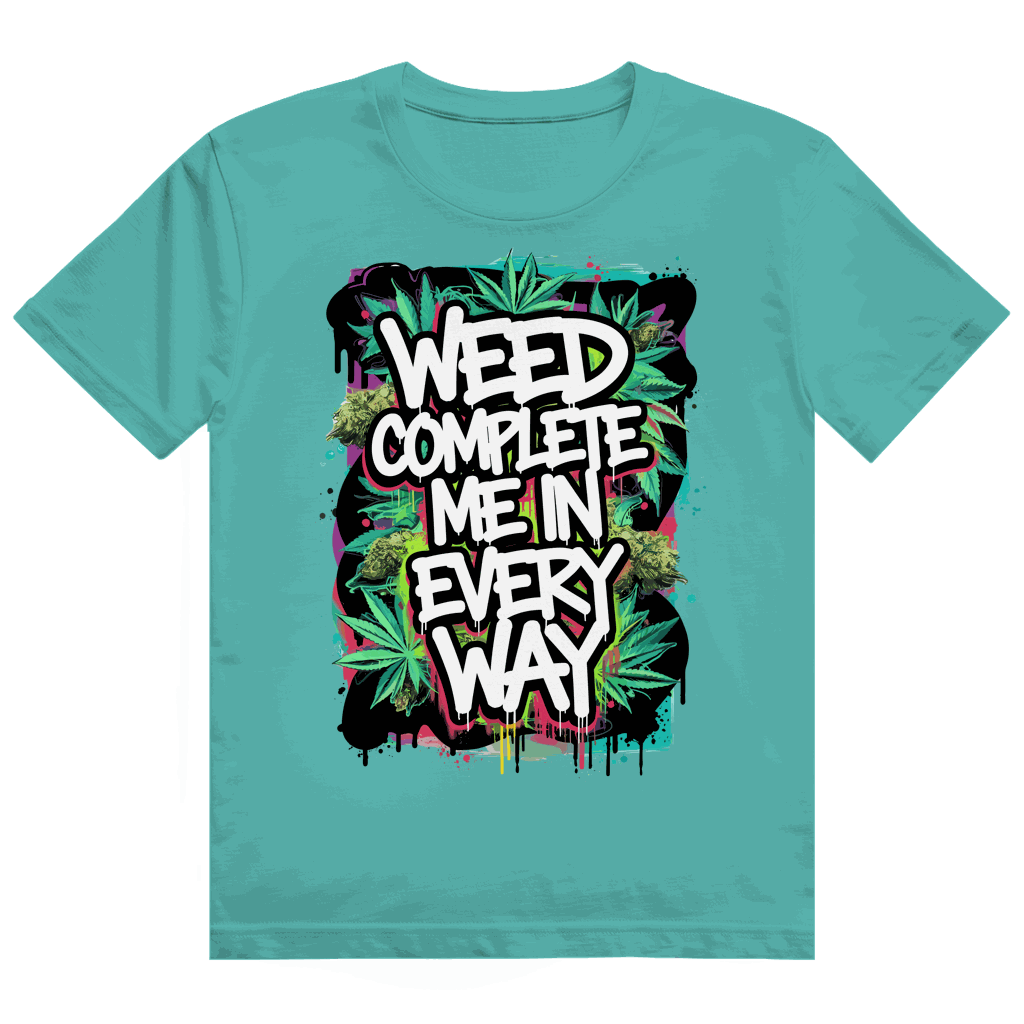 Heavy Cotton T-Shirt Weed complete me | Division420®
