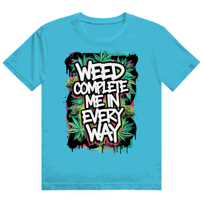 Heavy Cotton T-Shirt Weed complete me | Division420®