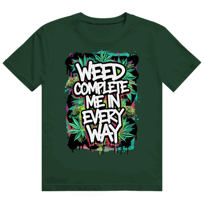 Heavy Cotton T-Shirt Weed complete me | Division420®