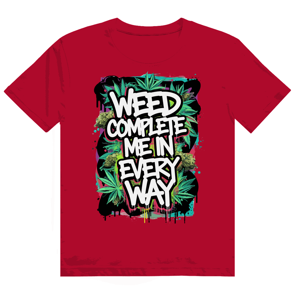 Heavy Cotton T-Shirt Weed complete me | Division420®