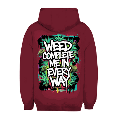 Unisex Oversize Hoodie - Weed complete me | Division420®