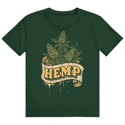 Heavy Cotton T-Shirt - Hemp Art Print | Division420®