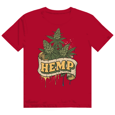 Heavy Cotton T-Shirt - Hemp Art Print | Division420®