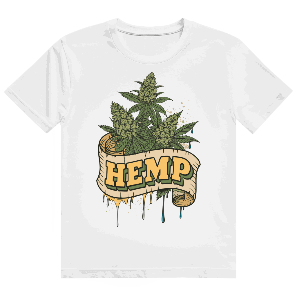 Heavy Cotton T-Shirt - Hemp Art Print | Division420®