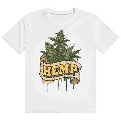 Heavy Cotton T-Shirt - Hemp Art Print | Division420®