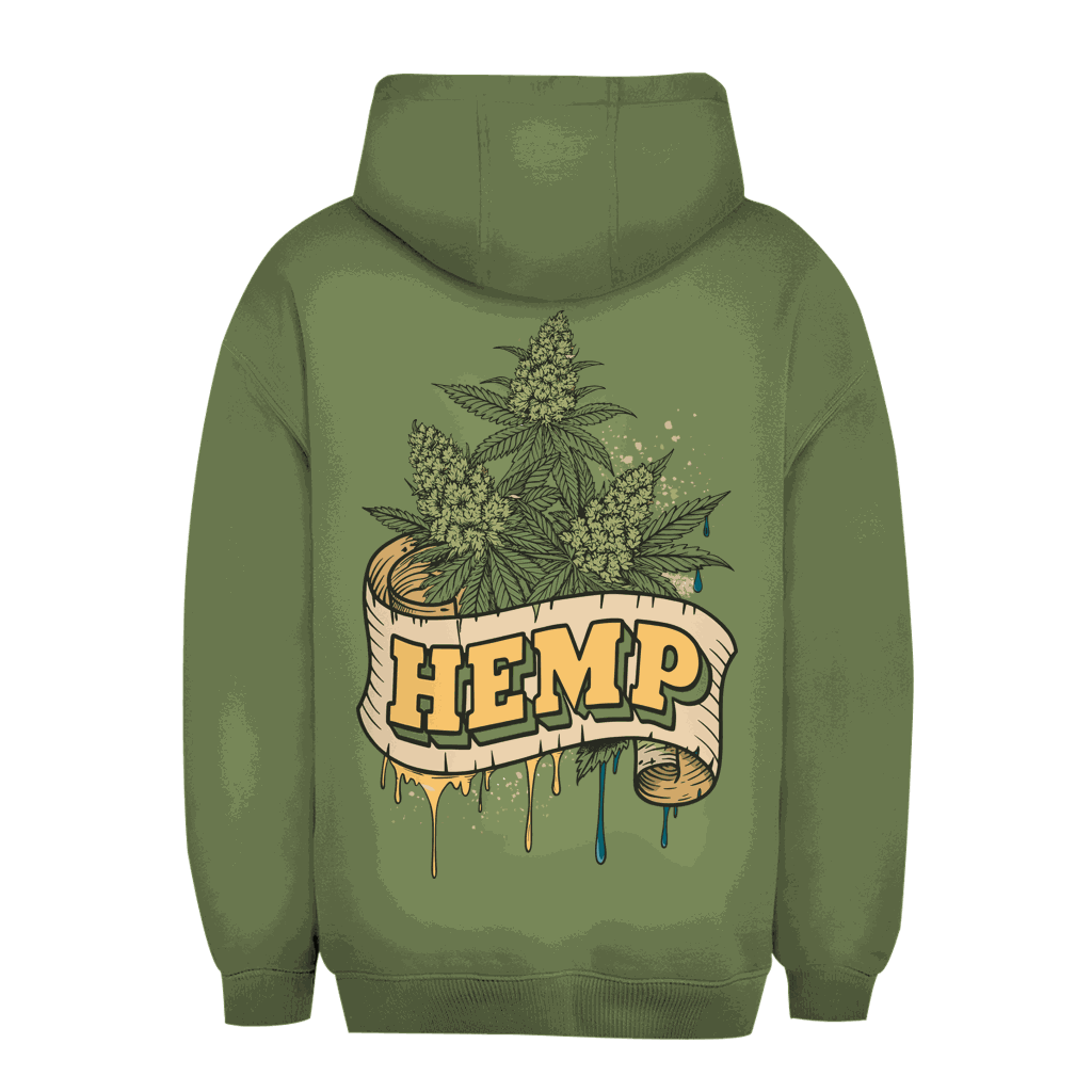 Unisex Oversize Hoodie - Hemp Art Print | Division420®