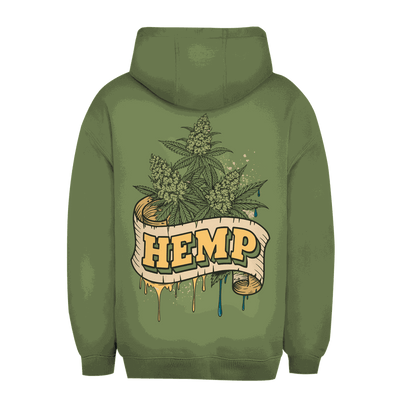 Unisex Oversize Hoodie - Hemp Art Print | Division420®
