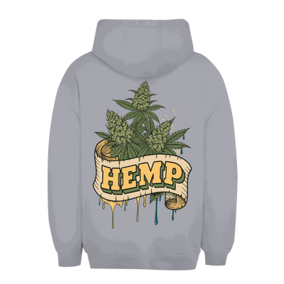 Unisex Oversize Hoodie von Division420 mit Hanf-Art-Print, nachhaltig und bequem