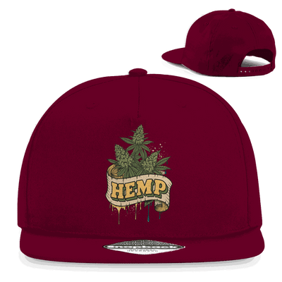 Snapback Rapper Cap - Hemp Art Print | Division420®