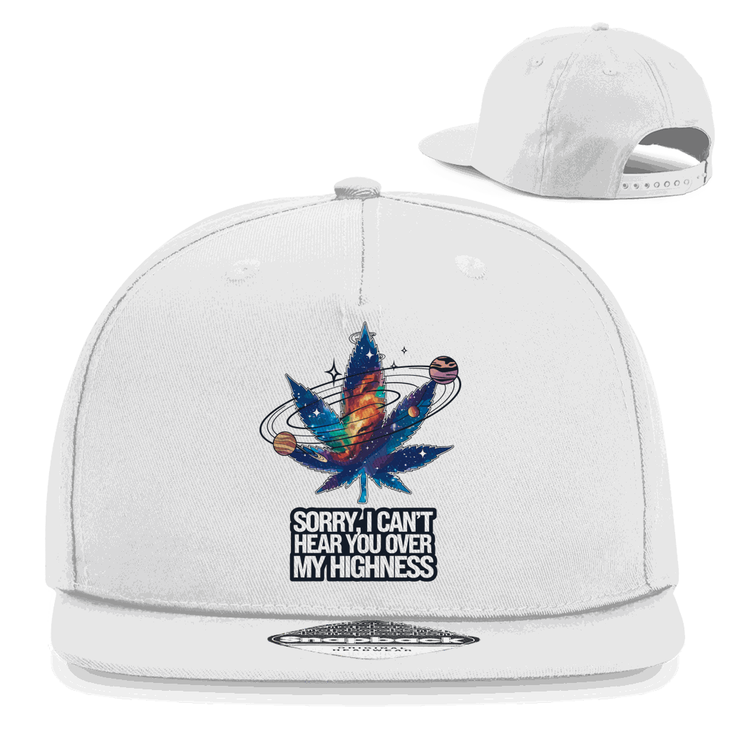 Division420 Snapback Rapper Cap Sorry in Baumwoll-Twill mit flachem Schirm und Retro-Snapbackverschluss