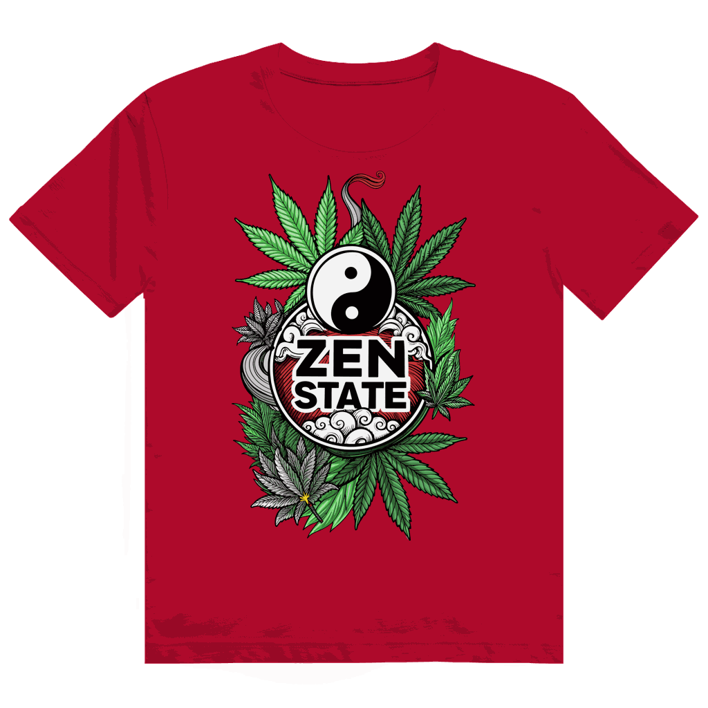 Größentabelle für Heavy Cotton T-Shirt Zen State von Division420