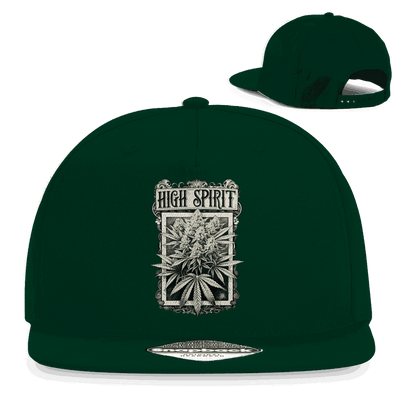 Division420 Snapback Cap High Spirit aus Baumwoll-Twill mit flachem Schirm und Retro-Verschluss