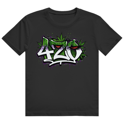 Heavy Cotton T-Shirt - 420 Graffiti | Division420®