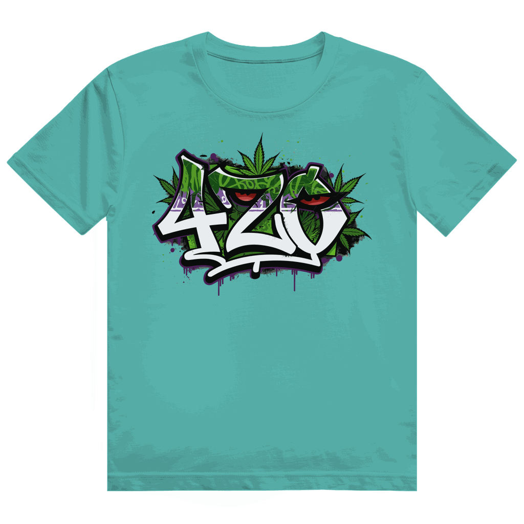 Heavy Cotton T-Shirt - 420 Graffiti | Division420®