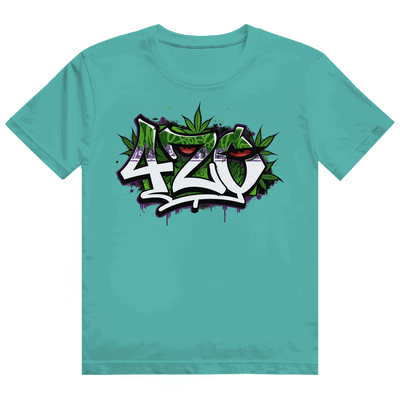 Heavy Cotton T-Shirt - 420 Graffiti | Division420®