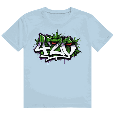 Heavy Cotton T-Shirt - 420 Graffiti | Division420®