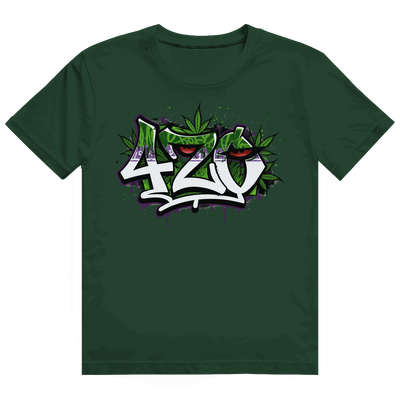 Heavy Cotton T-Shirt - 420 Graffiti | Division420®