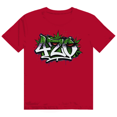 Heavy Cotton T-Shirt - 420 Graffiti | Division420®