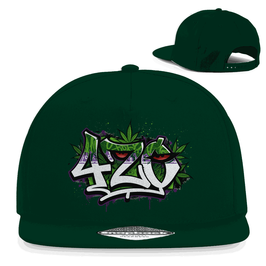 Snapback Rapper Cap - 420 Graffiti | Division420®