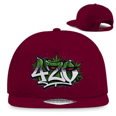 Snapback Rapper Cap - 420 Graffiti | Division420®