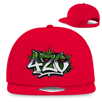 Snapback Rapper Cap - 420 Graffiti | Division420®