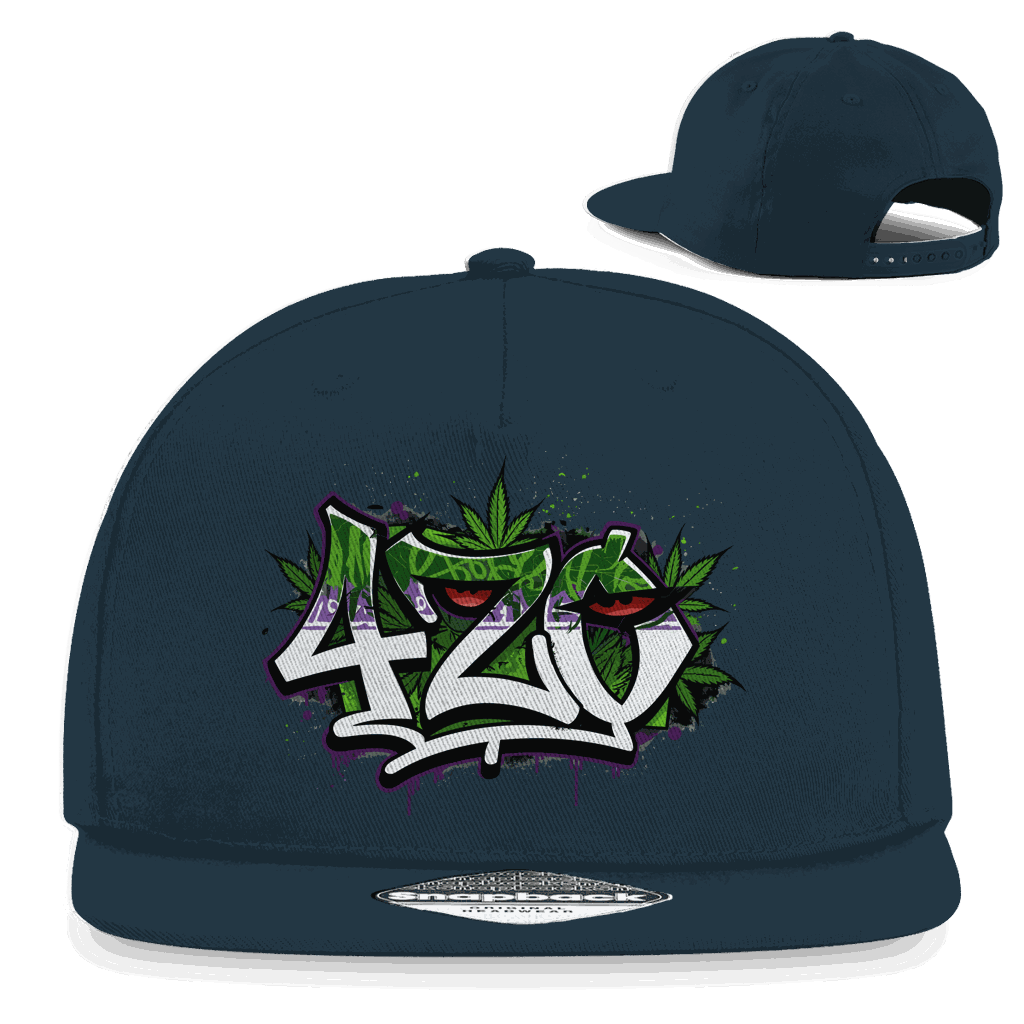 Snapback Rapper Cap - 420 Graffiti | Division420®