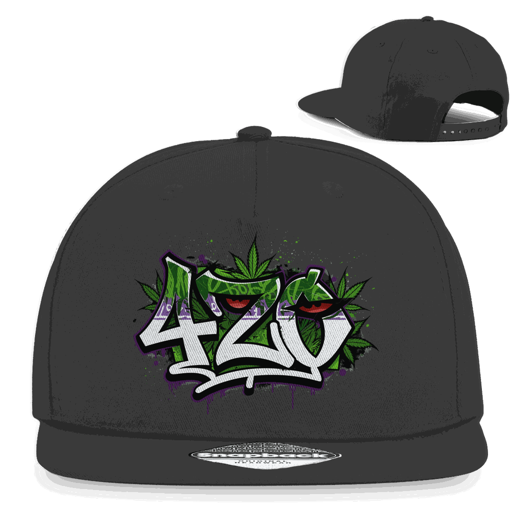 Snapback Rapper Cap - 420 Graffiti | Division420®