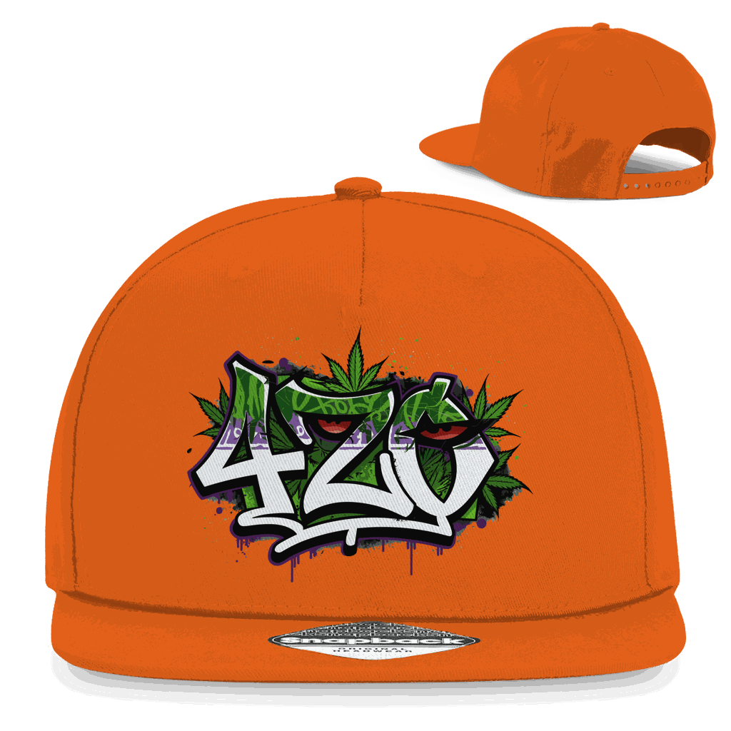 Snapback Rapper Cap - 420 Graffiti | Division420®