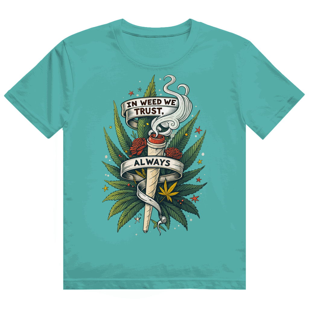 Heavy Cotton T-Shirt - In weed we trust, always! | Division420®