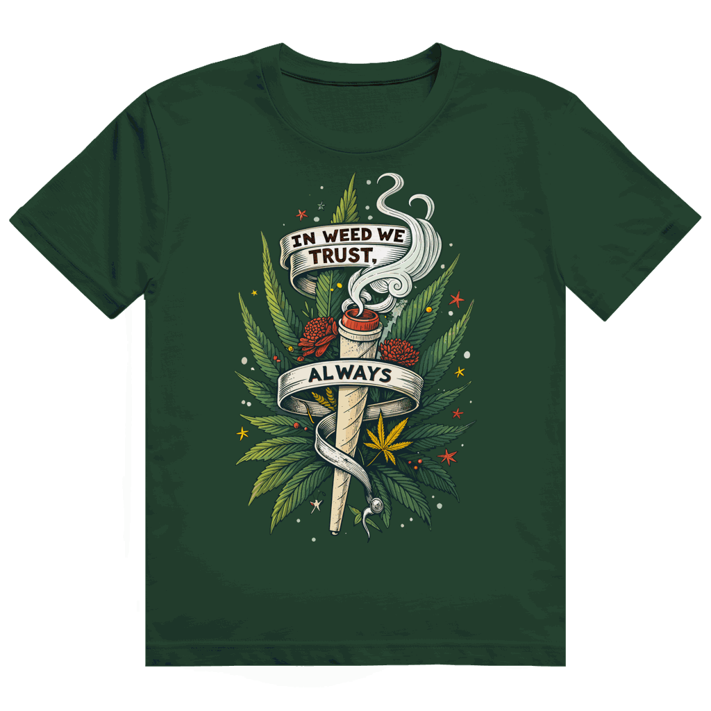 Heavy Cotton T-Shirt - In weed we trust, always! | Division420®