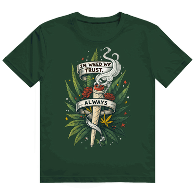 Heavy Cotton T-Shirt - In weed we trust, always! | Division420®