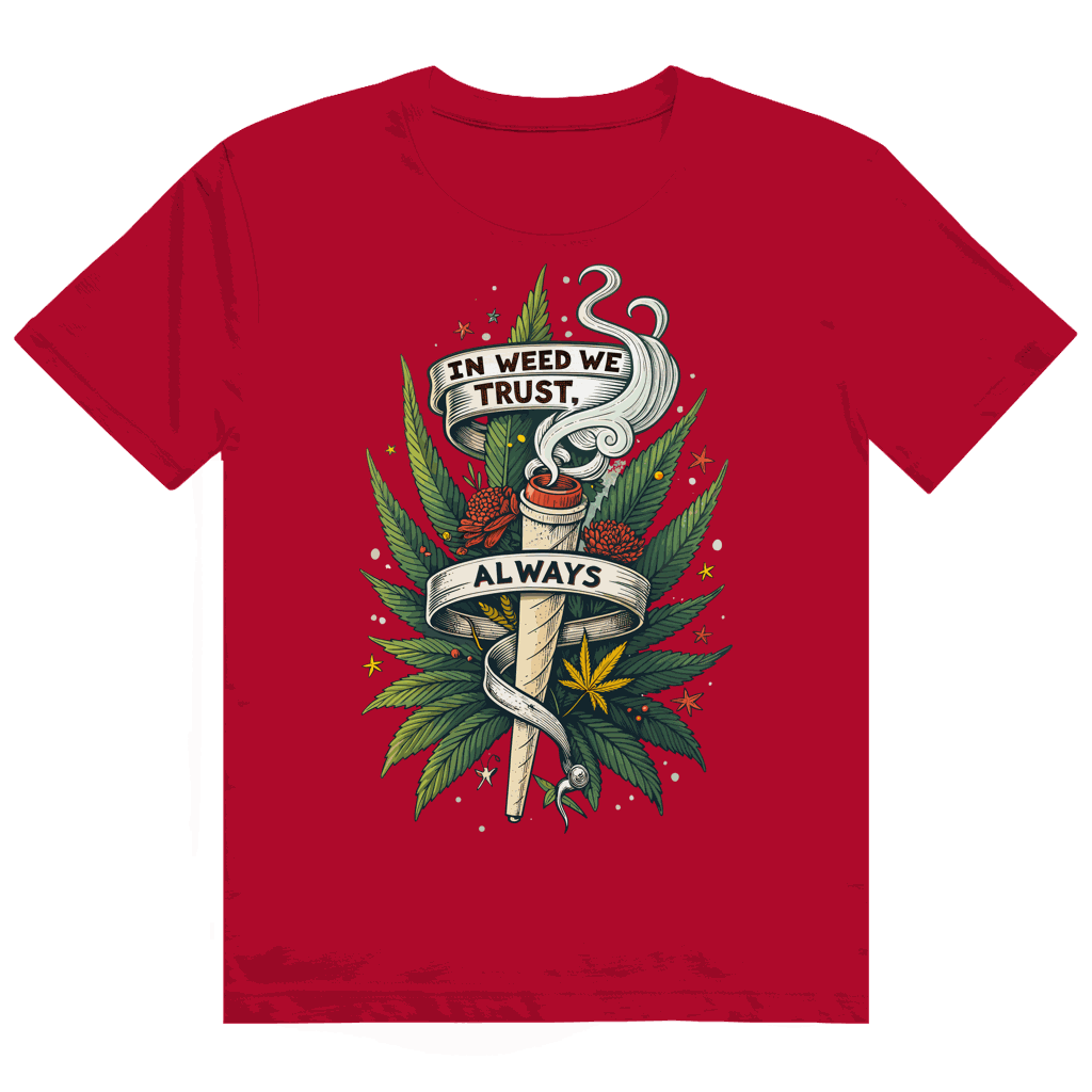 Heavy Cotton T-Shirt - In weed we trust, always! | Division420®