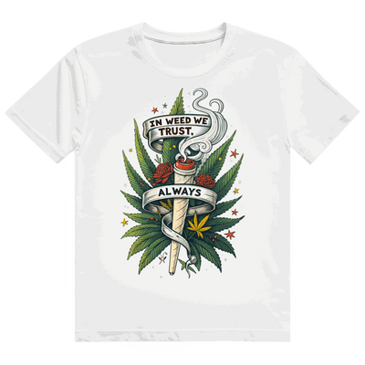 Heavy Cotton T-Shirt - In weed we trust, always! | Division420®
