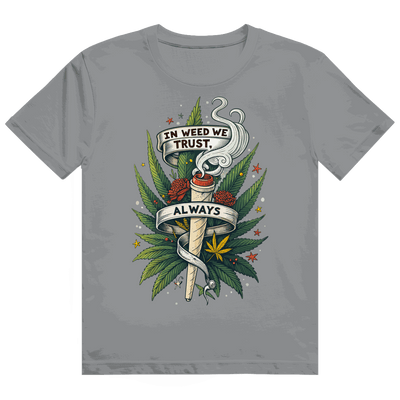 Heavy Cotton T-Shirt - In weed we trust, always! | Division420®