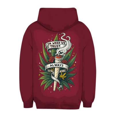 Unisex Oversize Hoodie - In weed we trust, always! | Division420®