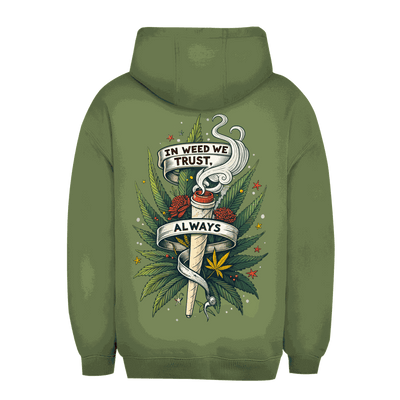 Unisex Oversize Hoodie - In weed we trust, always! | Division420®