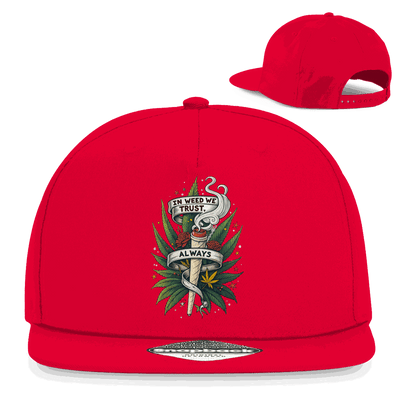 Snapback Rapper Cap - In weed we trust, always! | Division420®