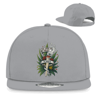 Snapback Rapper Cap - In weed we trust, always! | Division420®