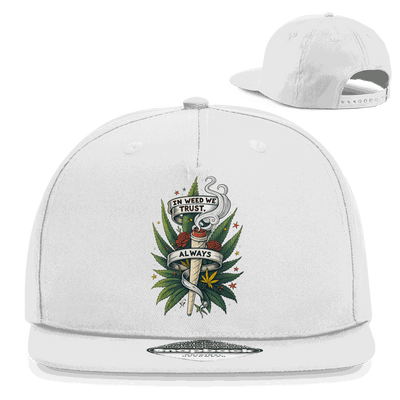 Snapback Rapper Cap - In weed we trust, always! | Division420®