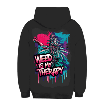 Unisex Oversize Hoodie - Weed is my Therapy | Division420®